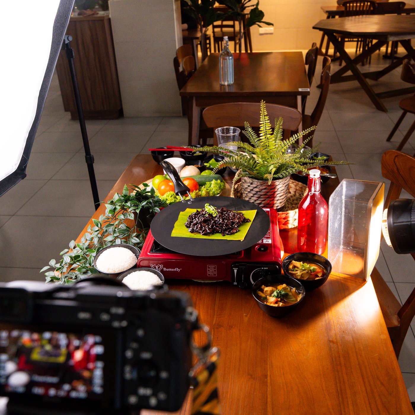 Lensa Aimul — F&B Photography Studio Setup